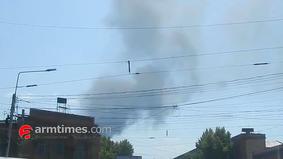 На территории завода "Наирит" города Еревана произошел взрыв и пожар