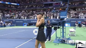 Шарапова расплакалась после победы над второй ракеткой мира Халеп на US Open