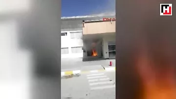 В турецком аэропорту произошел сильный пожар