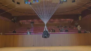 Женщина, привязанная к 20.000 воздушным шарикам, провисела в воздухе 9 часов