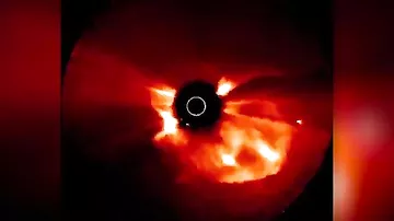 Вторая мощнейшая вспышка произошла на Солнце