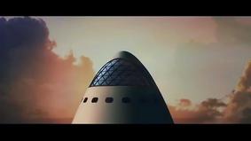 Илон Маск показал «полет» межпланетного космического корабля на Марс