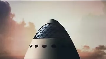 Илон Маск показал «полет» межпланетного космического корабля на Марс