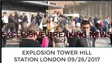 Видео момента взрыва в вагоне лондонского метро