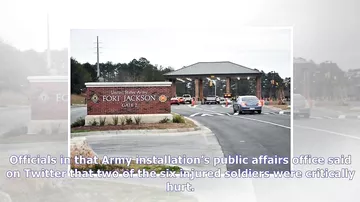 Автомобиль протаранил военнослужащих на тренировочной базе в Южной Каролине