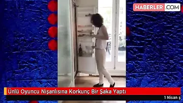 Məşhur aktyor nişanlısı ilə qorxunc zarafat etdi