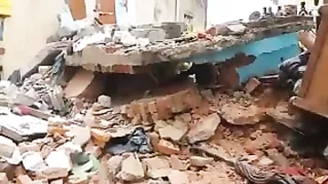 В Индии обрушилось здание, есть жертвы