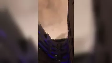 Цвет неба над Лондоном во время урагана "Офелия" испугал жителей города