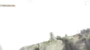 Экстремал прыгнул со скалы в пустоту без парашюта