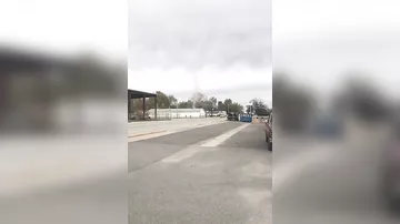 Удивлённый очевидец снял на видео «пыль дьявола»