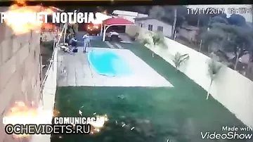 Юный гангстер утонул в бассейне во время налета на частный дом в Бразилии