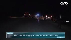 Goranboyda yol qəzası nəticəsində yaralanan 13 nəfərdən biri ölüb
