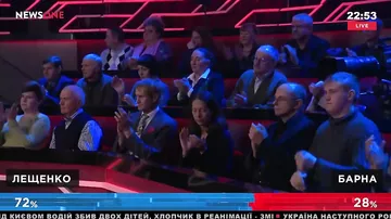 Украинский депутат набросился с костылем на Саакашвили в телеэфире