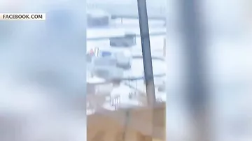 Обрадовался снегу: водитель погрузчика устроил дрифт в Шереметьево