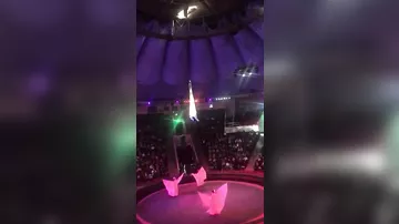 Воздушная гимнастка из Астаны сорвалась с высоты во время циркового выступления