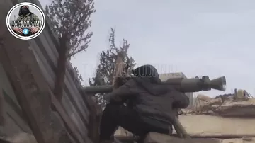 Уничтожение сирийской БМП боевиками показали на камеры