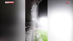 Ливень затопил футбольный матч «Ниццы» с «Нантом» на юге Франции