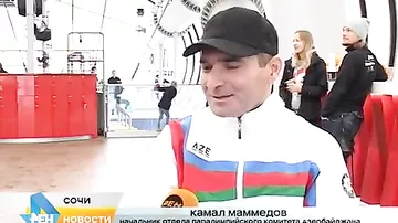 Паралимпиец из Азербайджана совершил прыжок на коляске