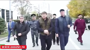 Рамзан Кадыров подмел улицы родного города