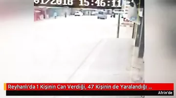 Suriyadan atılan raketin Türkiyəyə düşdüyü anların VİDEOsu - 1 ölü, 47 yaralı