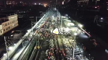 Китайские рабочие проложили железную дорогу за девять часов