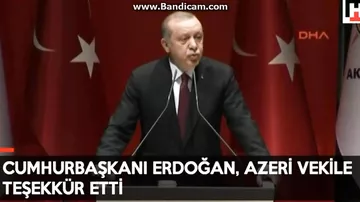 Ərdoğan Səməd Seyidova təşəkkür etdi