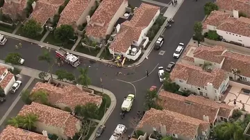 В США на жилой дом рухнул вертолет