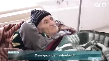 "Duranda yıxıldım" - 69 yaşlı kişi zəhərləndi