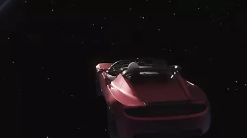 Илон Маск показал летающий Tesla Roadster