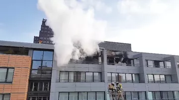 В Берлине загорелся пятизвёздочный отель