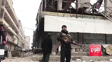 Видео с места взрыва в афганском Джалалабаде
