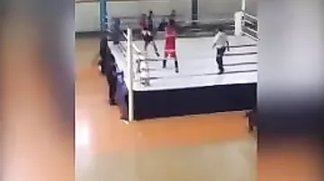 Боксер напал на судью
