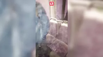 В Красноярском крае автобус попал в снежную пургу