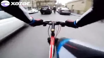 Bakı küçələrində "kamikadze" velosipedçilər