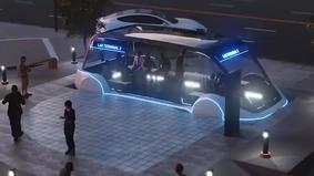 Илон Маск показал футуристический электробус для своих тоннелей