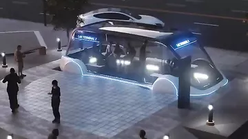 Илон Маск показал футуристический электробус для своих тоннелей