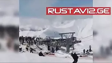 В Гудаури вышла из строя канатная дорога, есть пострадавшие