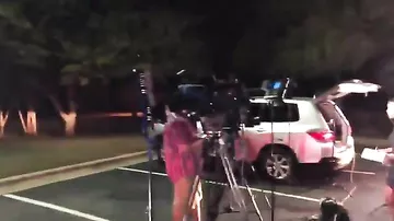 Видео с места взрыва в Техасе