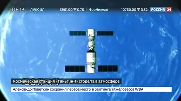 Китайская орбитальная станция "Тяньгун-1" сгорела при входе в атмосферу