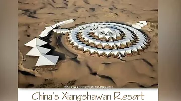 Загадочное здание с шипами в пустыне Китая нашли на картах Google