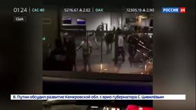 Конор Макгрегор напал на автобус Хабиба Нурмагомедова