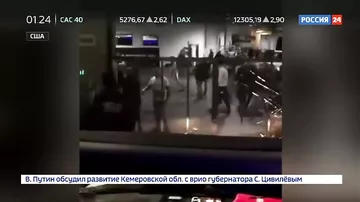 Конор Макгрегор напал на автобус Хабиба Нурмагомедова