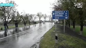 ​ ​Zaqatalada idarəetməni itirən yük maşını aşdı