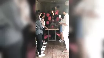 Мощный взрыв воздушных шаров испортил день рождения молодой именинницы