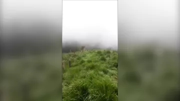 Крушение вертолета с летальным исходом в Колумбии попало на камеры