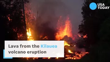 Потоки лавы разрушили десятки домов на Гавайях