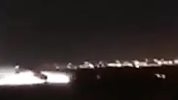 Пассажирский самолет сел без шасси в Саудовской Аравии