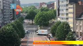 Видео с места перестрелки в Бельгии, где погибли три человека