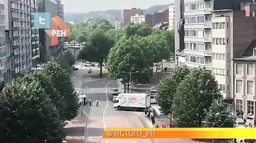 Видео с места перестрелки в Бельгии, где погибли три человека