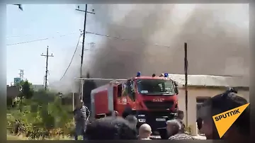 На заводе в Баку произошел пожар